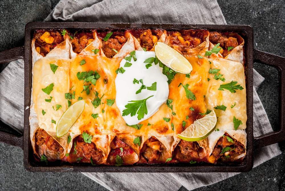 Tray of 12 Enchiladas