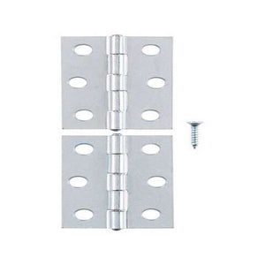 Ace 2-1/2 in. L Zinc-Plated Narrow Hinge 2 pk