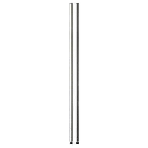 Honey-Can-Do 72 in. H X 1 in. W X 1 in. D Steel Shelf Pole with Leg Levelers