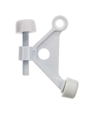 Ace 2-5/8 in. W Metal White Hinge Pin Door Stop Mounts to door and wall