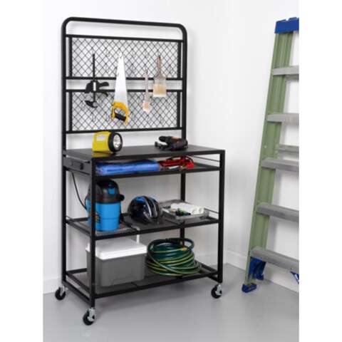 Honey-Can-Do Garage 70 in. H X 38 in. W X 18 in. D Steel Multi Rack Shelving Unit