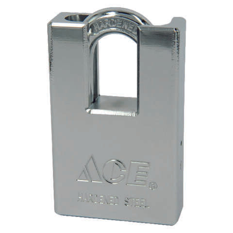 Ace 1-13/16 in. H X 2 in. W X 3/4 in. L Steel Double Ball Locking Shrouded Shackle Padlock