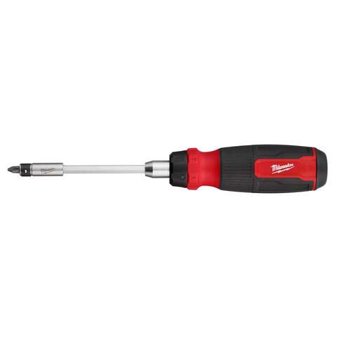 Milwaukee Hex Shank Ratcheting Multi-Bit Screwdriver 10.12 in. 1 pc