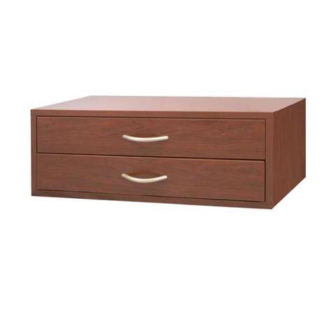 Organized Living 3/4 in. H X 24 in. W X 14 in. D Cherry Wood 2-Door Cabinet