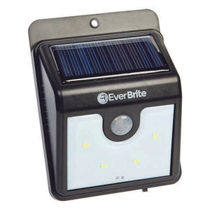 Ever Brite As Seen on TV Motion-Sensing Solar Powered LED Black Security Light