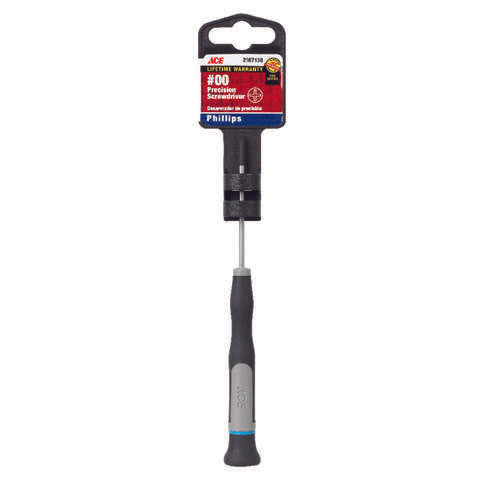 Ace No. 00 X 2-1/2 in. L Phillips Precision Screwdriver