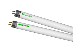 Sylvania 20906 54 W 85 CRI 4100 K 4450 lm Glass Miniature Bi-Pin Base T5 High Output Linear Fluorescent Lamp