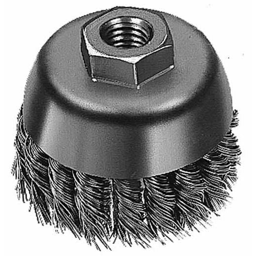 Milwaukee 48-52-1350 4" Carbon Steel Knot Wire Cup Brush