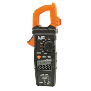 Klein CL800 Digital Clamp Meter, AC Auto-Range TRMS, Low Impedance (LoZ), Auto Off