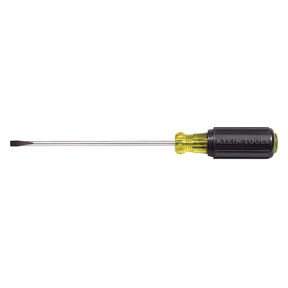 Klein 601-6 3/16" Cabinet-Tip Screwdriver - 6" Round-Shank