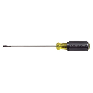 Klein 601-6 3/16" Cabinet-Tip Screwdriver - 6" Round-Shank