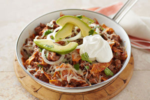 Specialty Tray - Tray Of Meat Chilaquiles - Serves 15-20 people