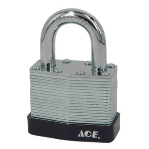 Ace 1-5/16 in. H X 1-9/16 in. W X 7/8 in. L Steel Double Locking Padlock Keyed Alike