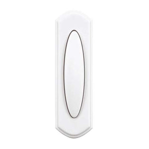 Heath Zenith Plastic Wireless Pushbutton Doorbell