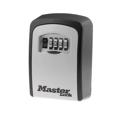 Master Lock .004 cu ft Combination Lock Gray Locked Key Storage