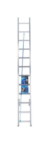 Werner 24 ft. H Aluminum Extension Ladder Type I 250 lb. capacity