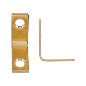 Ace 1 in. H X 2.75 in. W X 1 in. D Brass Inside Corner Brace