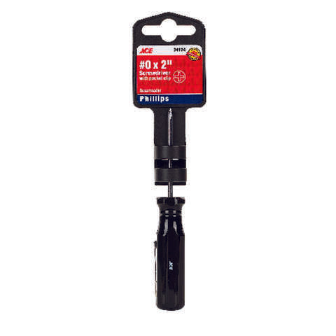 Ace No. 0 X 2 in. L Phillips Screwdriver