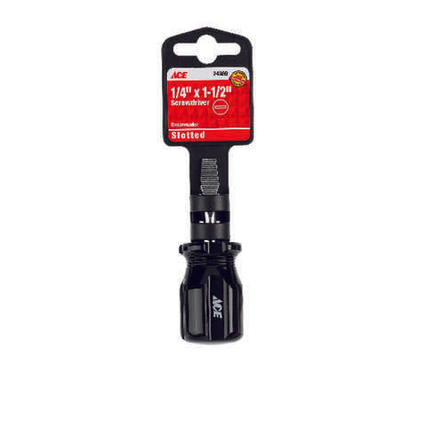 Ace 1/4 in. X 1-1/2 in. L Slotted Screwdriver 1 pc