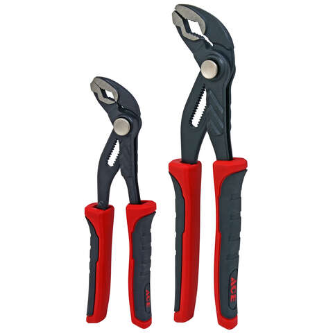 Ace 2 pc Carbon Steel Water Pump Pliers Set 8/10 in. L