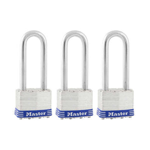 Master Lock 4-11/16 in. H X 1-3/4 in. W Laminated Steel Double Locking Padlock Keyed Alike