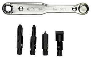 General Multi-Bit Screwdriver Set 5 pc