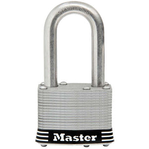 Master Lock 1.3/4 in. W Stainless Steel 4-Pin Tumbler Padlock