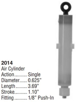 A/C & Heater Air Control Cylinders - H/D Truck TWD MEI2014