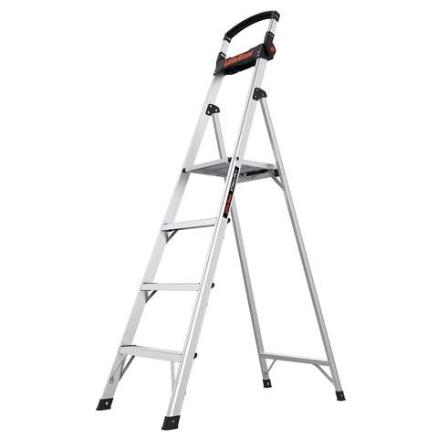 Little Giant Xtra-Lite Plus 6 ft. H Aluminum Step Ladder Type IAA 375 lb. capacity