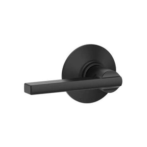 Schlage Latitude Matte Black Passage Lever Right or Left Handed