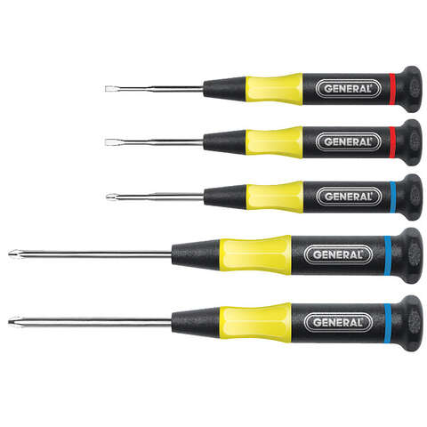 General Multi-Bit Screwdriver Set 5 pc