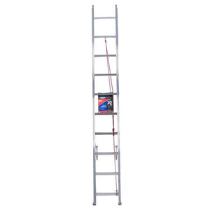 Werner 20 ft. H Aluminum Extension Ladder Type III 200 lb. capacity