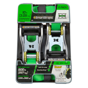 SmartStraps 10ft 1500lbs Ratchet 2 Pack