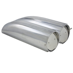 Built Tough Performance Polished Aluminum Hood Scoop