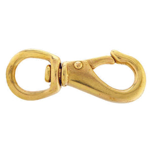 Campbell 5/8 in. D X 3-1/8 in. L Polished Bronze Quick Snap 60 lb