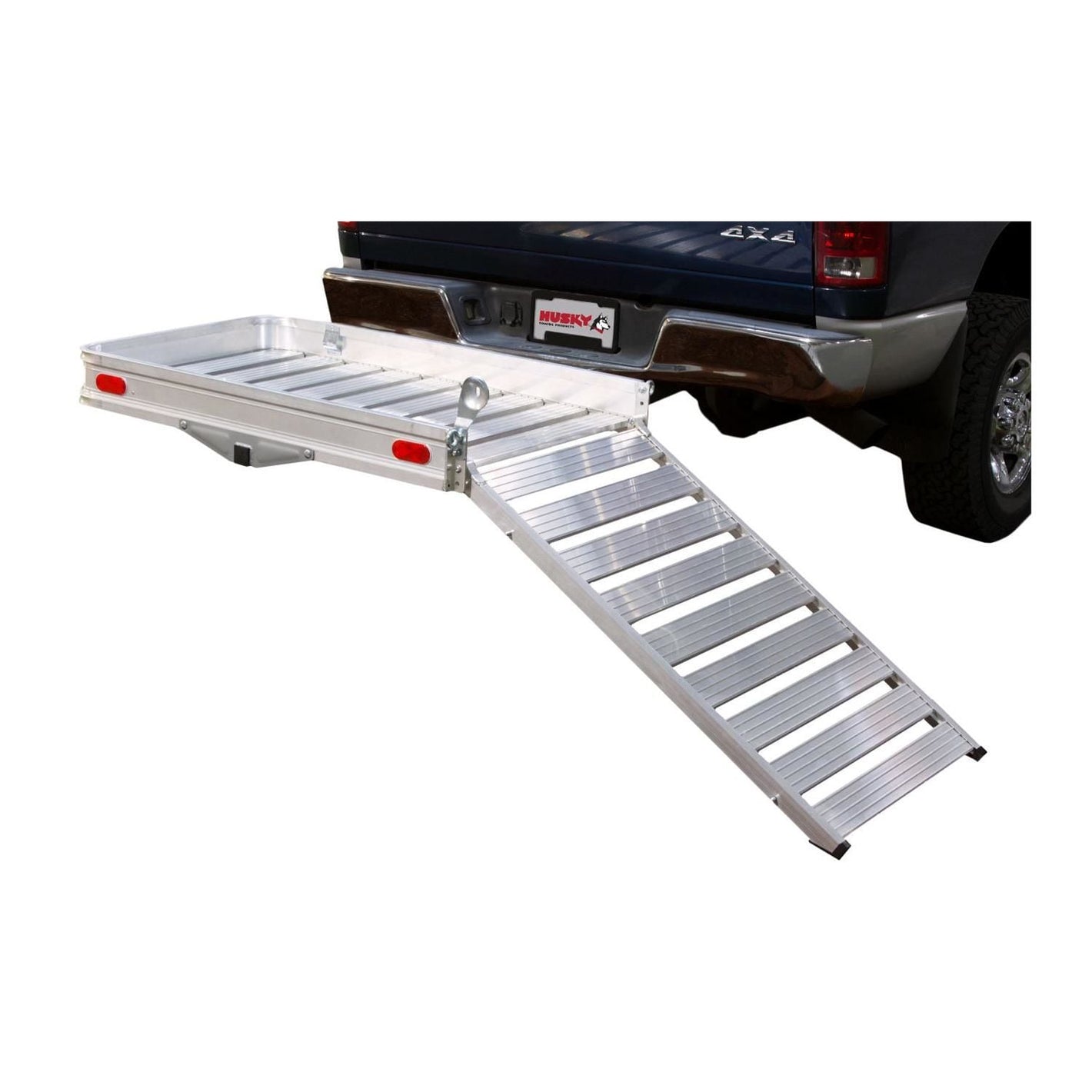 Husky Towing Husky Towing Fit 2 in. 50 in. L X 30 1/4 in. W Platform Trailer Receiver 500Lb Capacity with Ramp