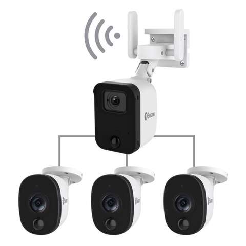 Swann Fourtify Plug-in Indoor and Outdoor Smart-Enabled Security Camera