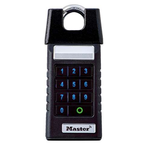 Master Lock ProSeries 5.43 in. H X 1.71 in. W X 2.43 in. L Metal Single Locking Bluetooth Shrouded P