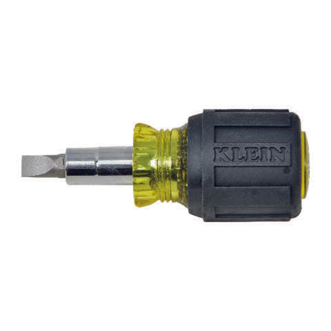 Klein Tools Stubby Multi-Bit Screwdriver/Nut Driver 3.25 in. 5 pc