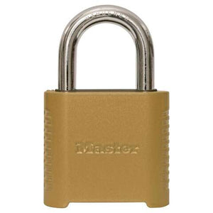 Master Lock 1.13 in. H X 2 in. W X 6.56 in. L Steel 4-Dial Combination Padlock