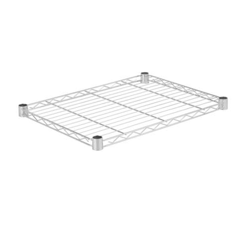 Honey-Can-Do 1 in. H X 24 in. W X 18 in. D Silver Steel Shelf