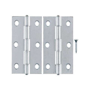 Ace 3 in. L Zinc-Plated Narrow Hinge 2 pk