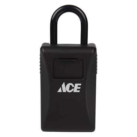 Ace 3.15 in. W Aluminum 4-Dial Combination Lock Box