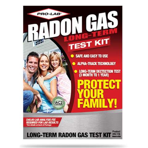 Pro-Lab Radon Gas Test Kit 1 pk