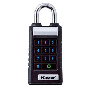 Master Lock ProSeries 5.43 in. H X 1.71 in. W X 2.43 L Metal Single Locking Bluetooth Padlock