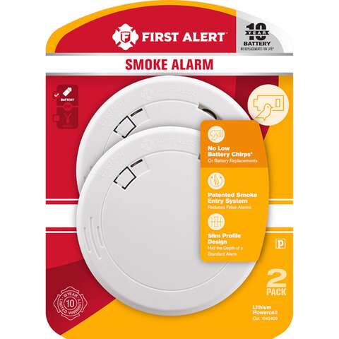 First Alert Battery-Powered Photoelectric Smoke Detector