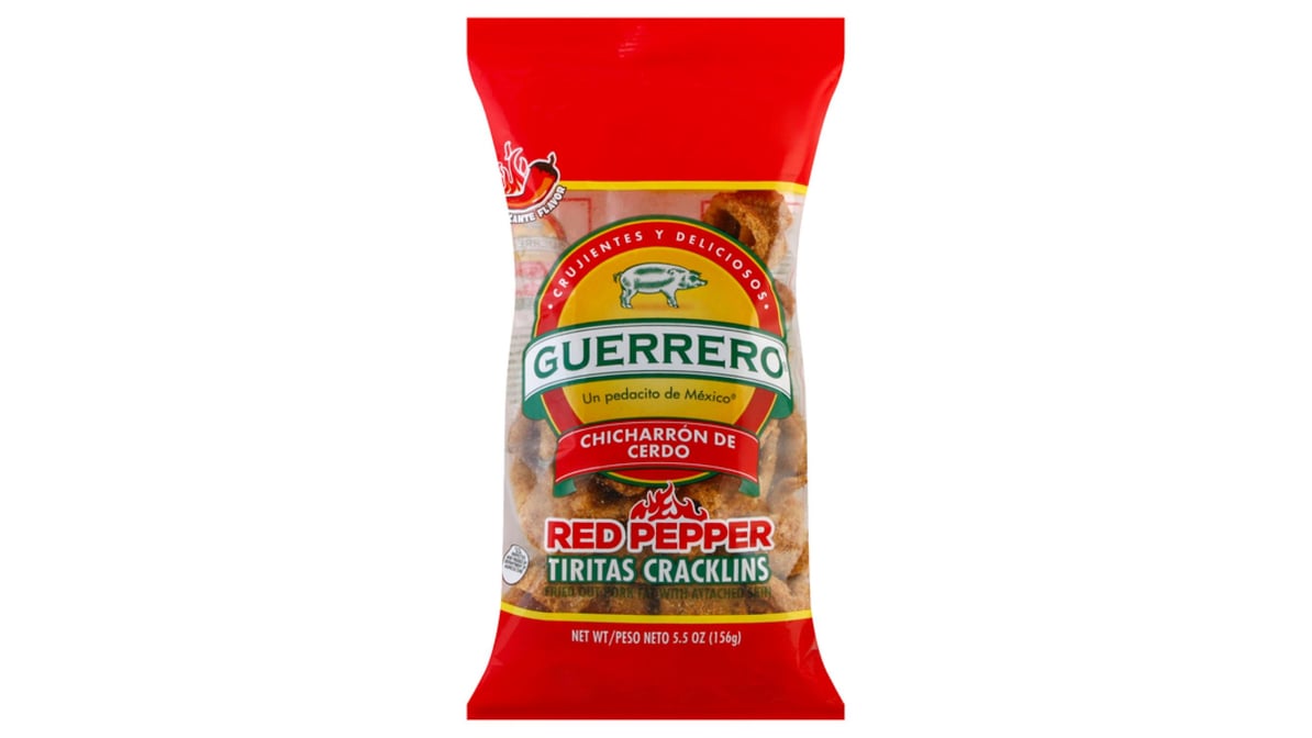 Guerrero Cracklins Red Pepper Tiritas (5.5 Oz)