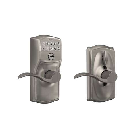 Schlage Satin Nickel Steel Electronic Keypad Entry Lock