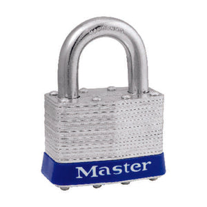 Master Lock 1-1/2 in. H X 1-1/8 in. W X 2 in. L Steel 4-Pin Cylinder Re-Pinnable Padlock Keyed Alike