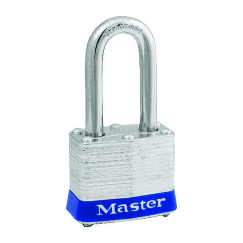 Master Lock 1-5/16 in. H X 1-1/2 in. W X 1-9/16 in. L Steel 4-Pin Cylinder Padlock Keyed Alike